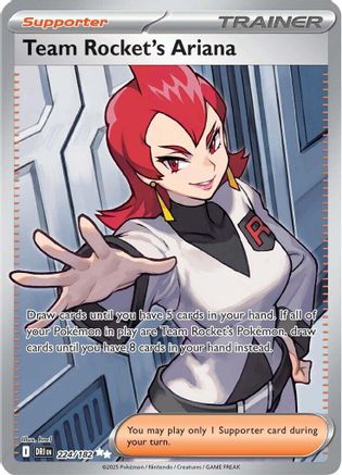 Team Rocket's Ariana - 224/182  - (224/182) Holofoil [SV10 Destined Rivals] - Trinity Hobby