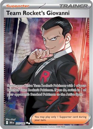 Team Rocket's Giovanni - 225/182  - (225/182) Holofoil [SV10 Destined Rivals] - Trinity Hobby