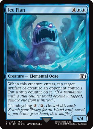 Ice Flan  [Foil]  (FIN-055) - [FINAL FANTASY] - Trinity Hobby