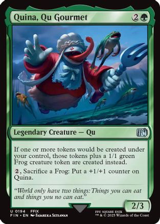 Quina, Qu Gourmet  [Foil]  (FIN-194) - [FINAL FANTASY] - Trinity Hobby