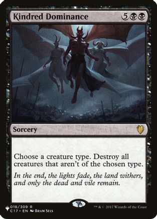 Kindred Dominance (LIST-018) - [The List Reprints] - Trinity Hobby
