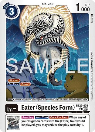 Eater (Species Form) (BT22-079) - [Cyber Eden] - Trinity Hobby