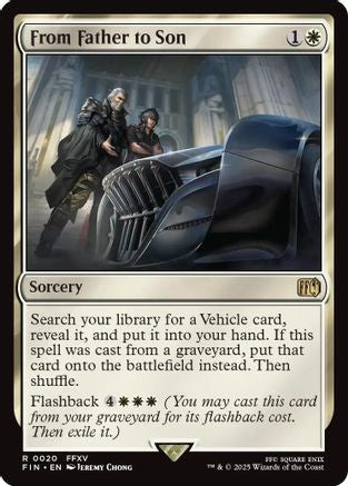 From Father to Son  [Foil]  (FIN-020) - [FINAL FANTASY] - Trinity Hobby