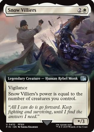 Snow Villiers  [Foil]  (FIN-432) - [FINAL FANTASY]: (Extended Art) - Trinity Hobby