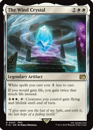 The Wind Crystal  [Foil]  (FIN-043) - [FINAL FANTASY] - Trinity Hobby