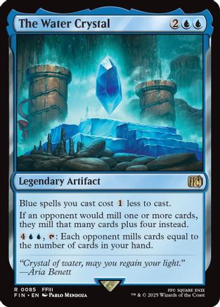 The Water Crystal  [Foil]  (FIN-085) - [FINAL FANTASY] - Trinity Hobby