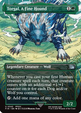 Torgal, A Fine Hound  (FIN-345) - [FINAL FANTASY] (Borderless) - Trinity Hobby