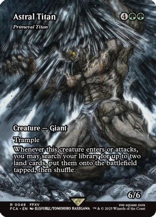 Primeval Titan  (FCA-048) - [FINAL FANTASY: Through the Ages] / Astral Titan (Borderless) - Trinity Hobby