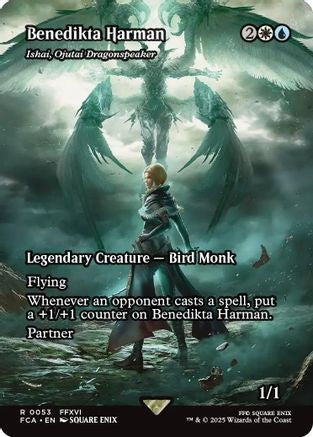 Ishai, Ojutai Dragonspeaker  (FCA-053) - [FINAL FANTASY: Through the Ages] / Benedikta Harman (Borderless) - Trinity Hobby