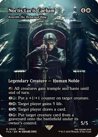 Noctis Lucis Caelum - Kenrith, the Returned King (Showcase)  [Foil]  (FCA-023) - [FINAL FANTASY: Through the Ages] - Trinity Hobby