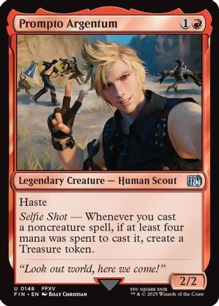 Prompto Argentum  [Foil]  (FIN-148) - [FINAL FANTASY] - Trinity Hobby