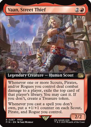 Vaan, Street Thief  (FIN-467) - [FINAL FANTASY]: (Extended Art) - Trinity Hobby