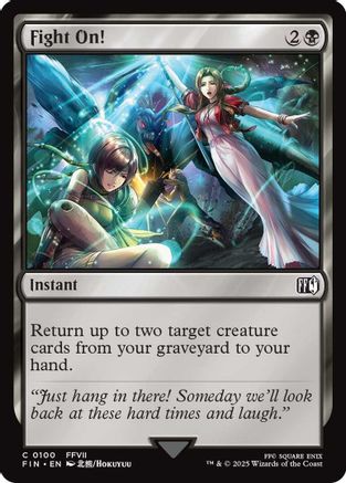Fight On!  [Foil]  (FIN-100) - [FINAL FANTASY] - Trinity Hobby