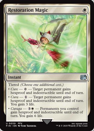 Restoration Magic  [Foil]  (FIN-030) - [FINAL FANTASY] - Trinity Hobby