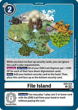 File Island (EX9-072) - [Versus Monsters] - Trinity Hobby