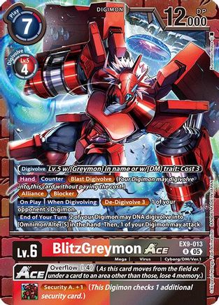 BlitzGreymon ACE (EX9-013) - [Versus Monsters] Foil - Trinity Hobby