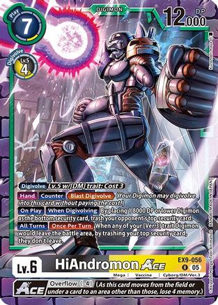 HiAndromon ACE (EX9-056) - [Versus Monsters] Foil - Trinity Hobby