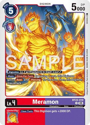 Meramon (BT22-010) - [Cyber Eden]