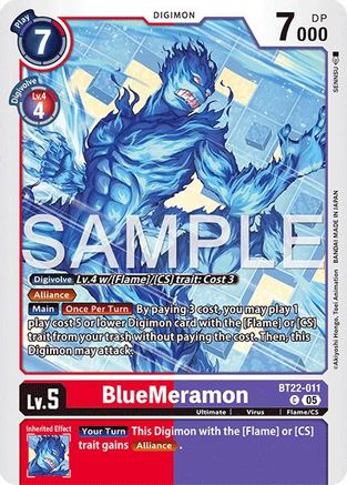 BlueMeramon (BT22-011) - [Cyber Eden] - Trinity Hobby
