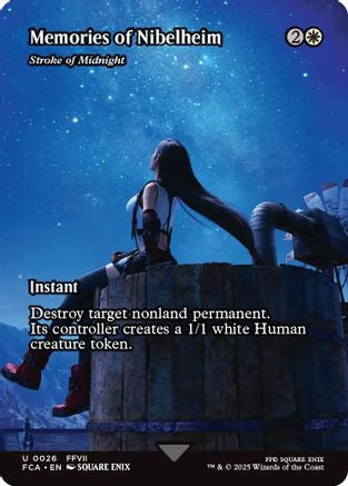 Memories of Nibelheim - Stroke of Midnight (Showcase)  [Foil]  (FCA-026) - [FINAL FANTASY: Through the Ages] - Trinity Hobby