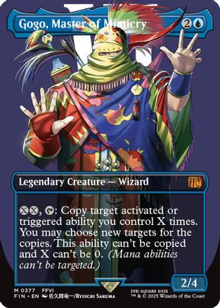 Gogo, Master of Mimicry  [Foil]  (FIN-377) - [FINAL FANTASY] (Borderless) - Trinity Hobby