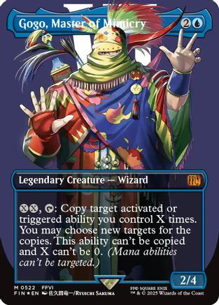 Gogo, Master of Mimicry  [Foil]  (FIN-522) - [FINAL FANTASY] (Borderless) - Trinity Hobby