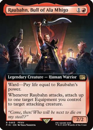 Raubahn, Bull of Ala Mhigo  (FIN-465) - [FINAL FANTASY]: (Extended Art) - Trinity Hobby