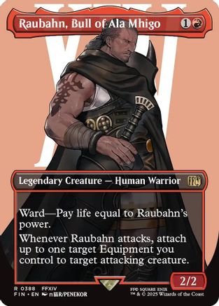 Raubahn, Bull of Ala Mhigo  (FIN-388) - [FINAL FANTASY] (Borderless) - Trinity Hobby