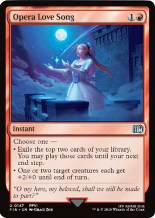 Opera Love Song  [Foil]  (FIN-147) - [FINAL FANTASY] - Trinity Hobby