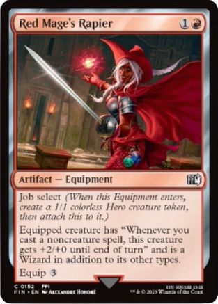 Red Mage's Rapier  (FIN-152) - [FINAL FANTASY] - Trinity Hobby