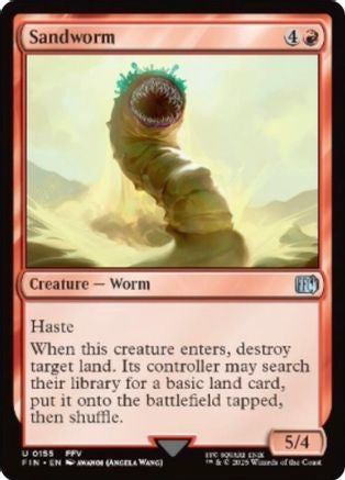 Sandworm  [Foil]  (FIN-155) - [FINAL FANTASY] - Trinity Hobby