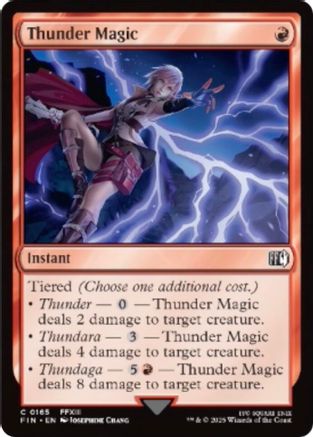 Thunder Magic  (FIN-165) - [FINAL FANTASY] - Trinity Hobby