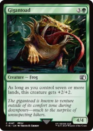 Gigantoad  [Foil]  (FIN-187) - [FINAL FANTASY] - Trinity Hobby