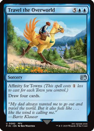 Travel the Overworld  [Foil]  (FIN-082) - [FINAL FANTASY] - Trinity Hobby