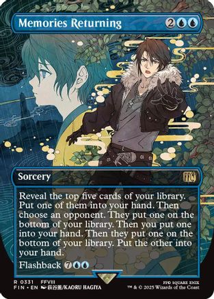 Memories Returning  [Foil]  (FIN-331) - [FINAL FANTASY] (Borderless) - Trinity Hobby
