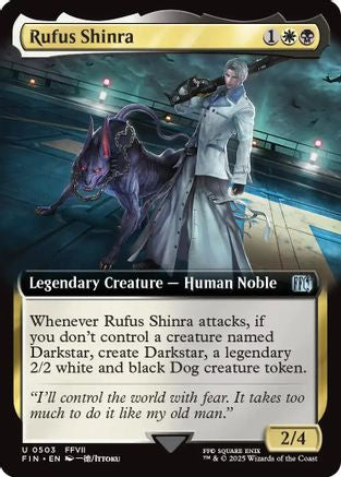 Rufus Shinra  (FIN-503) - [FINAL FANTASY]: (Extended Art) - Trinity Hobby
