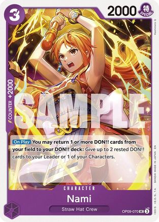 Nami (Reprint) (OP09-070) - [Starter Deck 26: PURPLE/BLACK Monkey.D.Luffy]