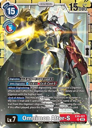 Omnimon Alter-S (EX9-021) - [Versus Monsters] Foil - Trinity Hobby