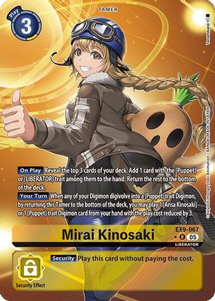 Mirai Kinosaki (Alternate Art) (EX9-067) - [Versus Monsters] Foil - Trinity Hobby