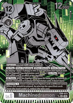 Machinedramon (Rare Pull) (EX9-073) - [Versus Monsters] Foil - Trinity Hobby