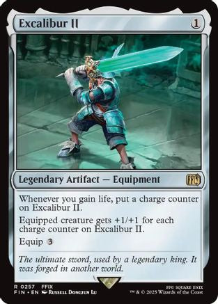 Excalibur II  [Foil]  (FIN-257) - [FINAL FANTASY] - Trinity Hobby