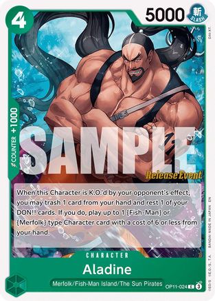 Aladine (OP11-024) - [A Fist of Divine Speed Release Event Cards]