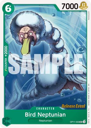 Bird Neptunian (OP11-033) - [A Fist of Divine Speed Release Event Cards] - Trinity Hobby