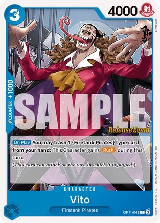 Vito (OP11-042) - [A Fist of Divine Speed Release Event Cards]