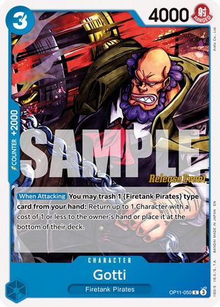 Gotti (OP11-050) - [A Fist of Divine Speed Release Event Cards] - Trinity Hobby