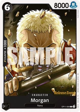 Morgan (OP11-094) - [A Fist of Divine Speed Release Event Cards]