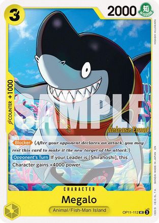 Megalo (OP11-112) - [A Fist of Divine Speed Release Event Cards]