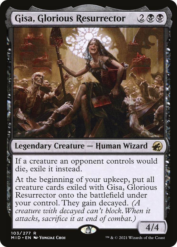 Gisa, glorieuse résurratrice [Innistrad : Chasse de minuit] 