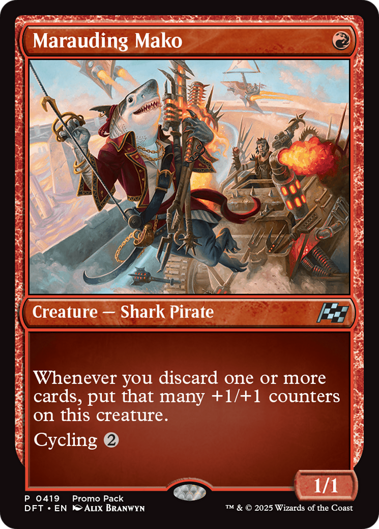 Marauding Mako (Promo Pack) [Aetherdrift Promos] - Trinity Hobby