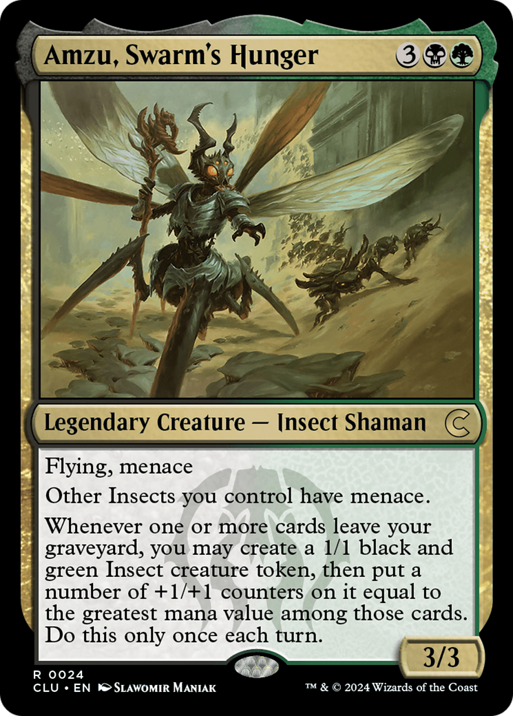 Amzu, Swarm's Hunger [Ravnica: Clue Edition] - Trinity Hobby